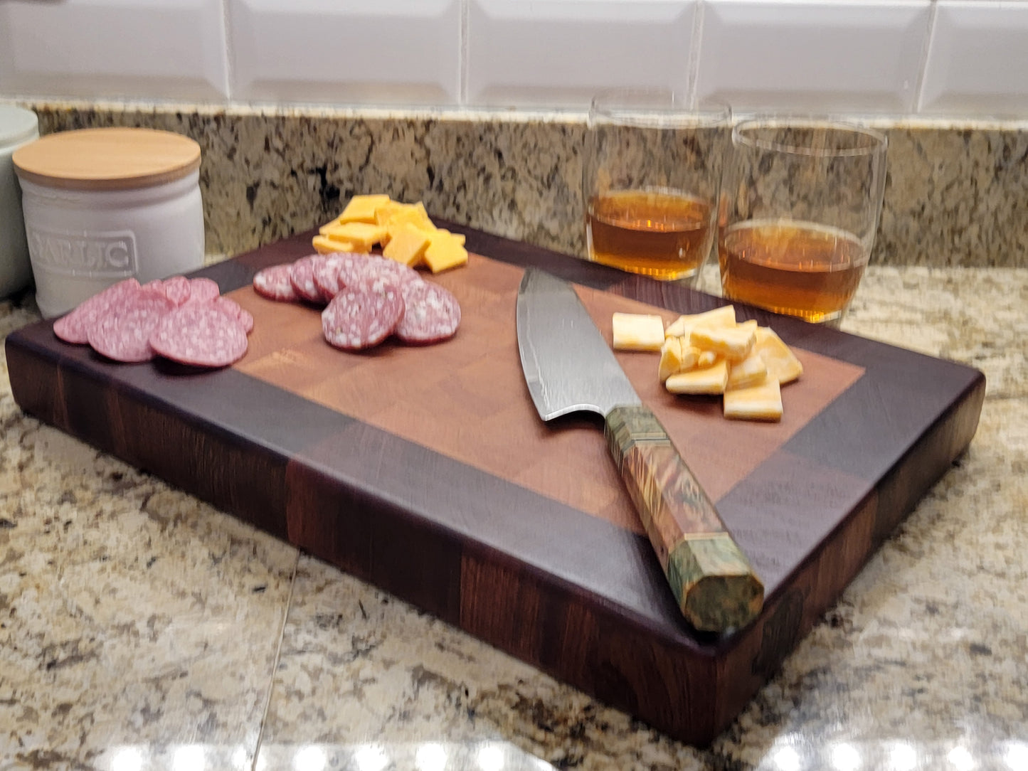 Wrapped Boards (Cherry in Sapele)