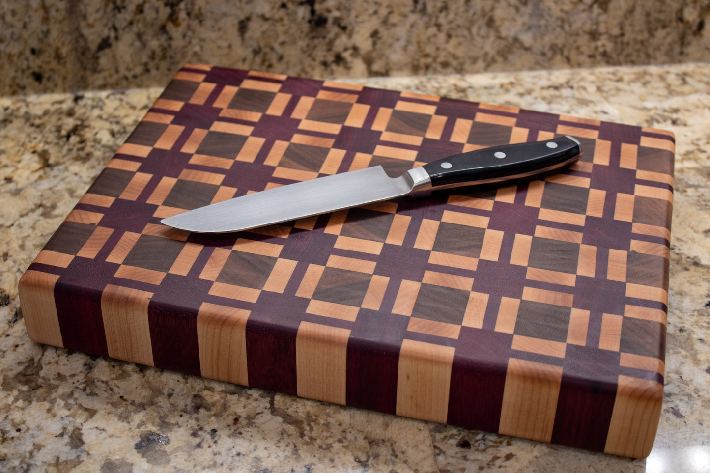 Signature Grain - Artisan Lattice (Purple Heart)