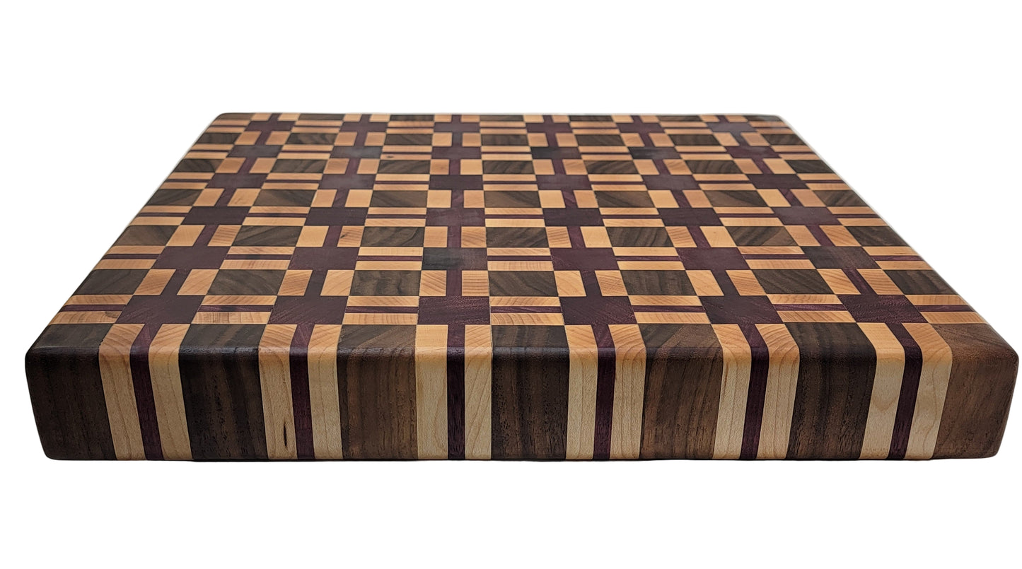Signature Grain - Artisan Lattice (Purple Heart)